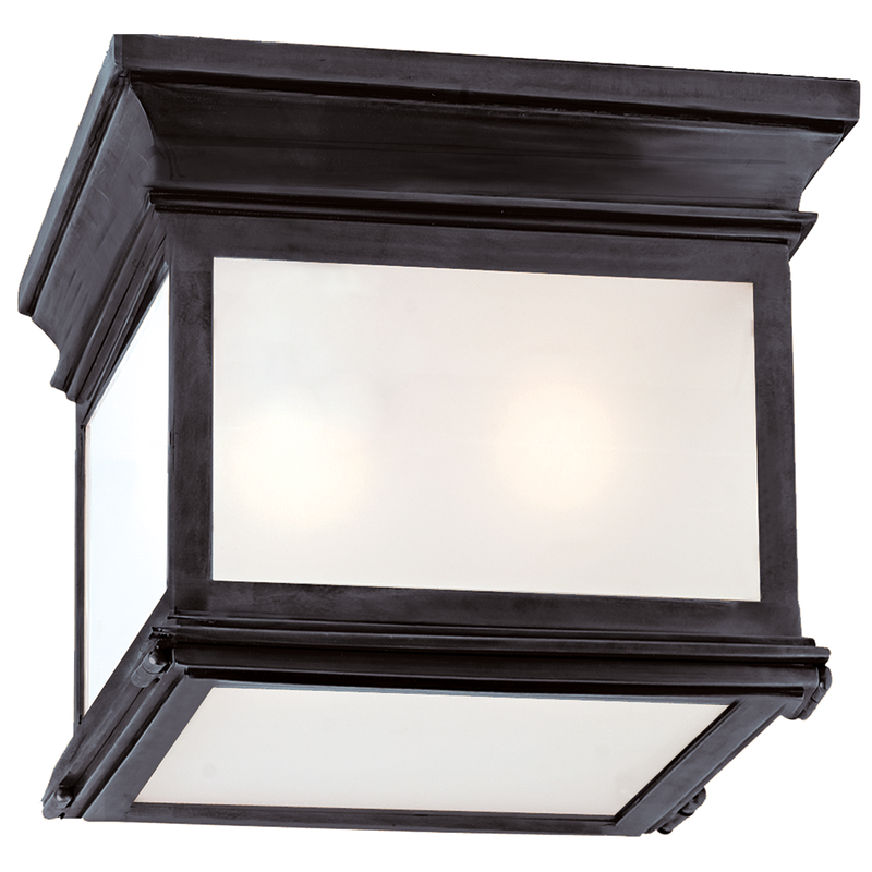 Club Small Square Flush Mount