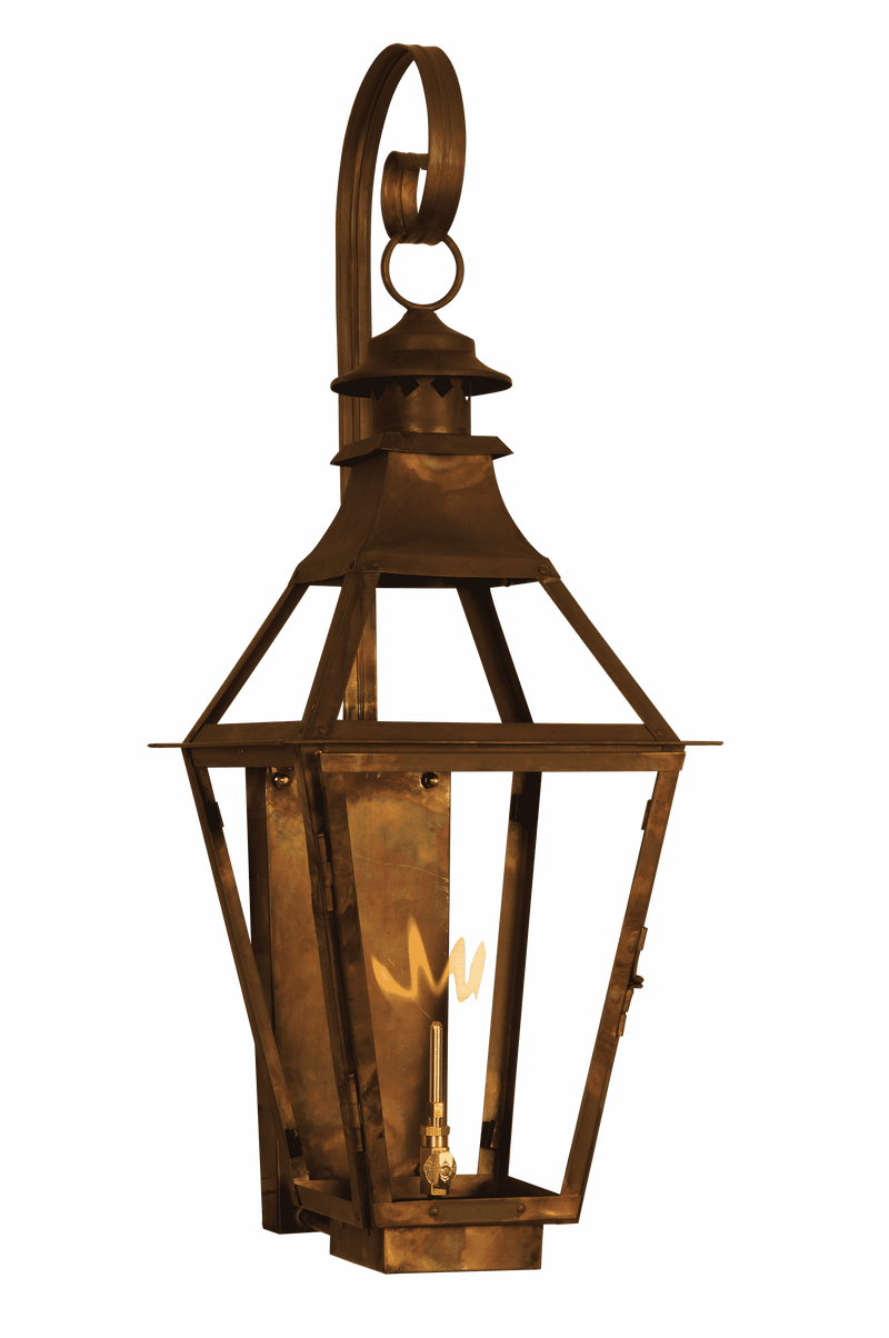 Chesapeake Solid Top Copper Lantern - Small