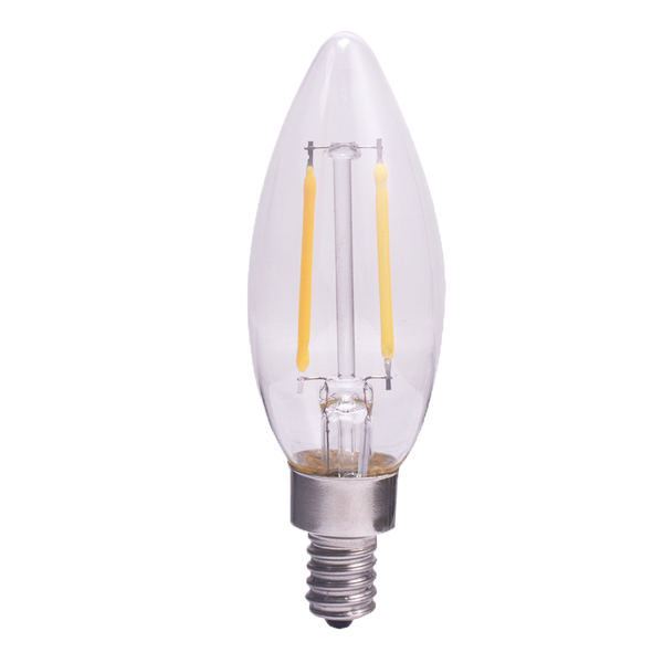 5 Watt B10 LED Warm White Bulb 2700K 500 Lumens 120V
