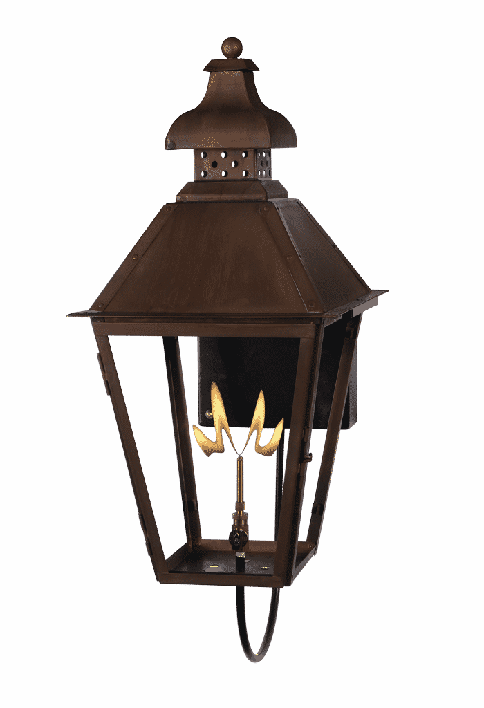 Logan Solid Top Copper Lantern - Mini