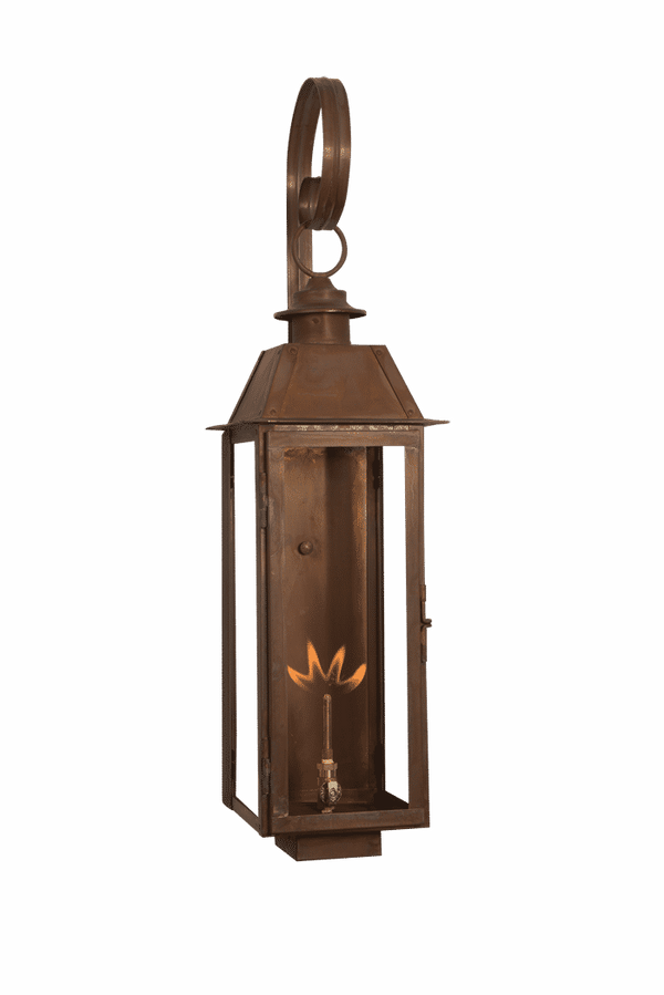 Sweetwater Glass Top Copper Lantern - Grande