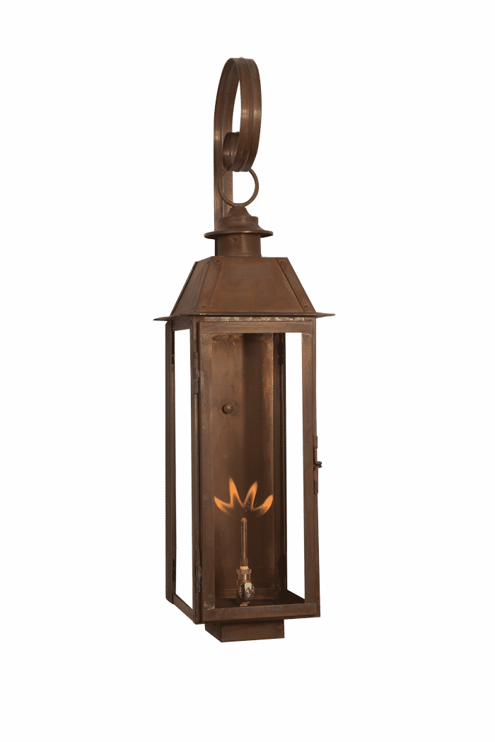 Sweetwater Glass Top Copper Lantern - Medium