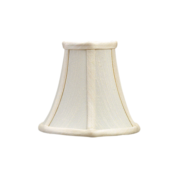 2.5" x 5" x 4.5" Silk Bell Candle Clip Shade